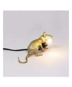 Top 10 ✔️ Seletti Mouse Lamp Lying - Gold Lop ✨ -Deals Home Décor Store 807656410 4 720x928