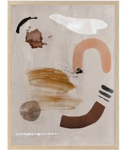 Budget βοΈ Urban Road Dig Site II Print Oak Frame π₯°