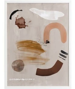 Best reviews of β Urban Road Dig Site II Print White Frame β