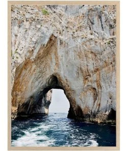 Coupon ✨ Urban Road Grotto Print Oak Frame ⌛