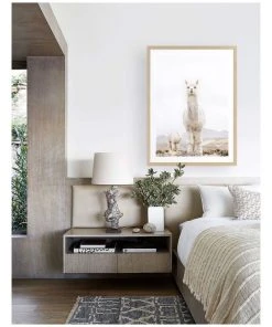 Discount 🌟 Urban Road No Drama Llama White Frame ❤️ -Deals Home Décor Store 811752040 2 720x928