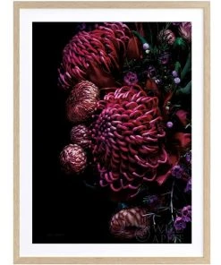 Wholesale ❤️ Urban Road Waratah Bouquet Oak Frame 🔥