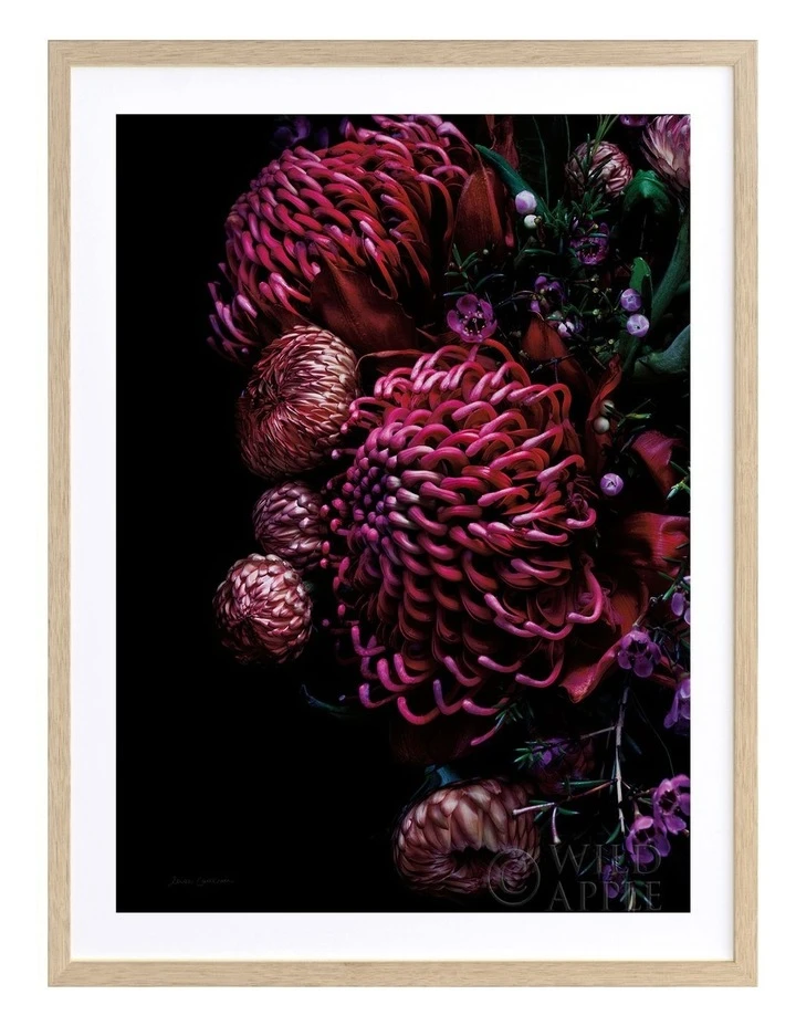 Wholesale ❤️ Urban Road Waratah Bouquet Oak Frame 🔥 1 Wholesale ❤️ Urban Road Waratah Bouquet Oak Frame 🔥