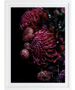 New 🔔 Urban Road Waratah Bouquet White Frame 🛒
