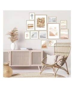 Deals 💯 Cooper & Co Instant Gallery Wall 12 Piece Frame Set Oak ✨ -Deals Home Décor Store 811975600 4 1 720x928