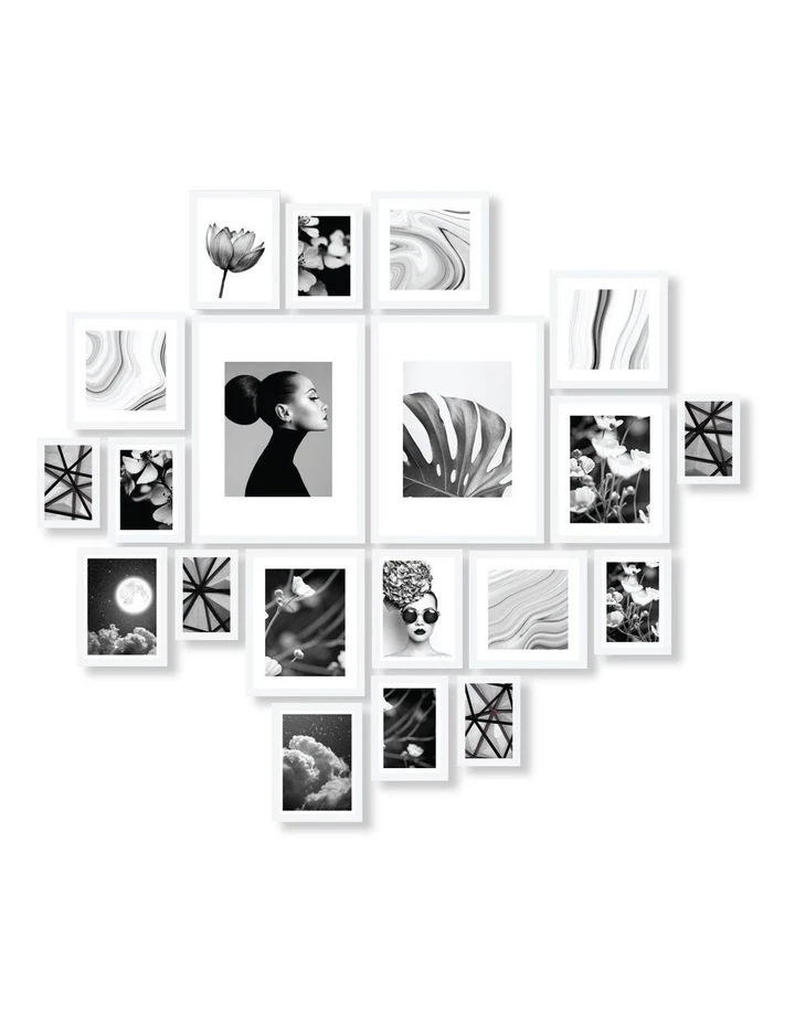 Flash Sale π€© Generic Instant Gallery Wall 20 Piece Frame Set White β 1 Flash Sale π€© Generic Instant Gallery Wall 20 Piece Frame Set White β