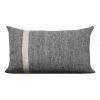 Discount ⭐ Aura Home Herringbone Rectangle Cushion in Charcoal 🧨