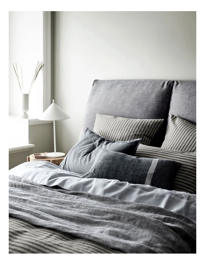 Discount ⭐ Aura Home Herringbone Rectangle Cushion in Charcoal 🧨 2 Discount ⭐ Aura Home Herringbone Rectangle Cushion in Charcoal 🧨 - Image 2