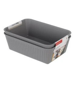 Brand new ⭐ BOX SWEDEN 2PK 17cm Kaia Storage Trays Home/Room Desk Organiser Holder Assorted ✨ -Deals Home Décor Store 814096180 4 720x928