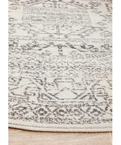 Outlet 🥰 Rug Culture Chrome Addison Silver Round Rug 😉 -Deals Home Décor Store 815152780 4 720x928