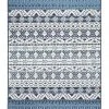 Outlet 🤩 Rug Culture Seaside 3333 White Blue Rug 🔔