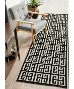 Budget ✨ Rug Culture York Brenda Black & Gold Rug ❤️ -Deals Home Décor Store 815157550 4 720x928