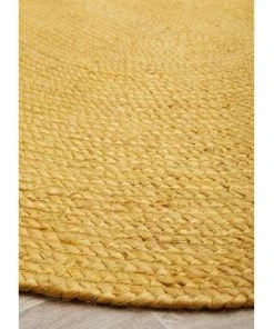 New 🌟 Rug Culture Bondi Yellow Oval Rug 😀 -Deals Home Décor Store 815158180 5 720x928