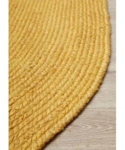 New 🌟 Rug Culture Bondi Yellow Oval Rug 😀 -Deals Home Décor Store 815158180 6 720x928