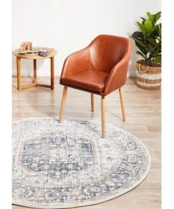 Buy ✨ Rug Culture Mayfair Lorissa Blue Round Rug ❤️ -Deals Home Décor Store 815158360 3 720x928