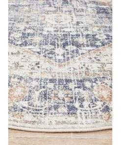 Buy ✨ Rug Culture Mayfair Lorissa Blue Round Rug ❤️ -Deals Home Décor Store 815158360 5 720x928