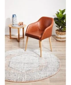 Discount ✔️ Rug Culture Mayfair Lorissa Peach Round Rug ✔️ -Deals Home Décor Store 815158540 3 720x928