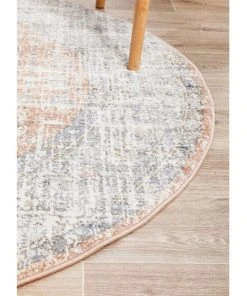 Discount ✔️ Rug Culture Mayfair Lorissa Peach Round Rug ✔️ -Deals Home Décor Store 815158540 6 720x928