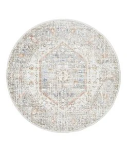 Wholesale 🛒 Rug Culture Mayfair Lorissa Silver Round Rug ✔️