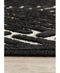 Promo ❤️ Rug Culture York Cindy Black & Gold Rug 😉 -Deals Home Décor Store 815159080 7 720x928
