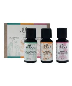 Budget 🧨 Ellia Eucalyptus/Orange/Geranium Essential Oil 15ml 3 Pack 😀