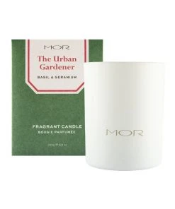 Best Pirce ✨ MOR The Urban Gardener: Basil & Geranium Fragrant Candle 🎉