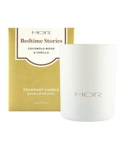 Deals ⭐ MOR Bedtime Stories: Cocobolo Wood & Vanilla Fragrant Candle 🔔