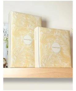 Best deal ❤️ Profile Golden Palms 200 Capacity Photo Capacity Photo Album Yellow 🛒 -Deals Home Décor Store 828475210 5 2 720x928