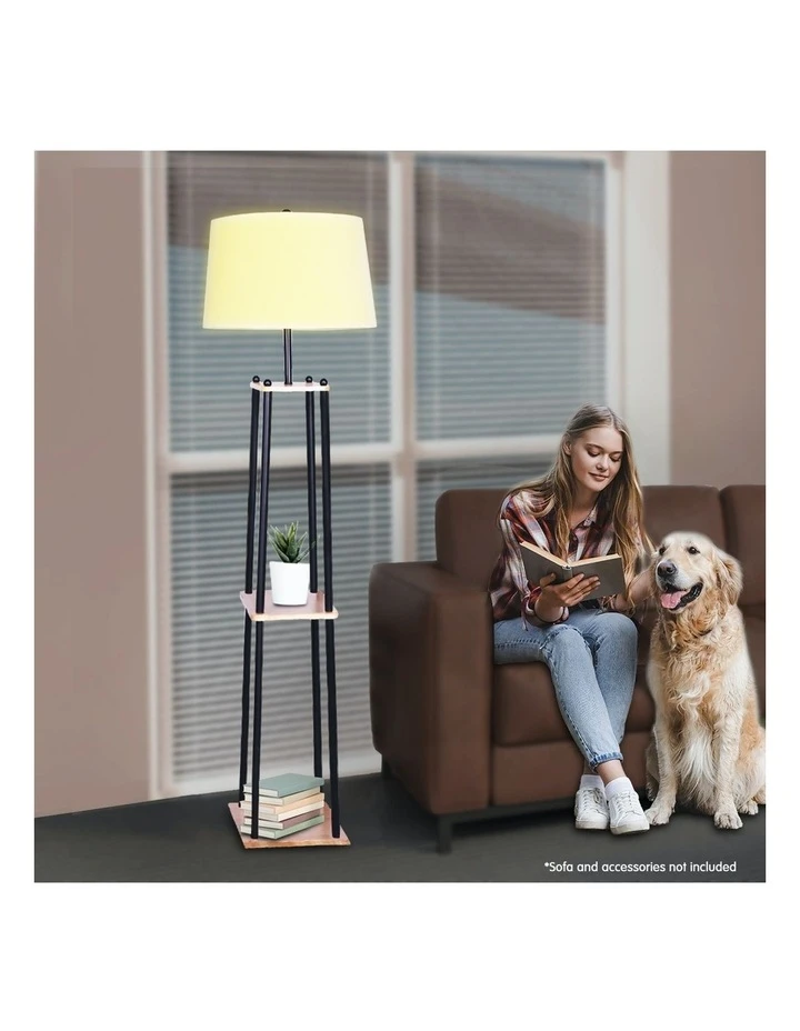 Best reviews of ⭐ Sarantino Metal Etagere Floor Lamp With Wood Shelf Light Cream Linen Fabric Shade ✨ 3 Best reviews of ⭐ Sarantino Metal Etagere Floor Lamp With Wood Shelf Light Cream Linen Fabric Shade ✨ - Image 3