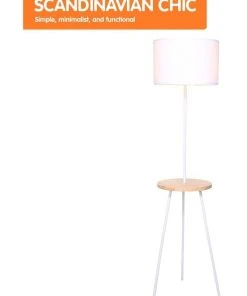 Deals π Sarantino Metal Floor Lamp Stand Tripod In Round Shade Wooden Table Shelf White βοΈ 7 Deals π Sarantino Metal Floor Lamp Stand Tripod In Round Shade Wooden Table Shelf White βοΈ -Deals Home DΓ©cor Store 828976060 4 720x928