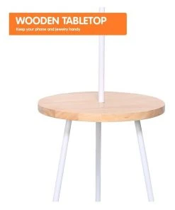 Deals π Sarantino Metal Floor Lamp Stand Tripod In Round Shade Wooden Table Shelf White βοΈ 8 Deals π Sarantino Metal Floor Lamp Stand Tripod In Round Shade Wooden Table Shelf White βοΈ -Deals Home DΓ©cor Store 828976060 5 720x928