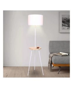 Deals π Sarantino Metal Floor Lamp Stand Tripod In Round Shade Wooden Table Shelf White βοΈ 9 Deals π Sarantino Metal Floor Lamp Stand Tripod In Round Shade Wooden Table Shelf White βοΈ -Deals Home DΓ©cor Store 828976060 6 720x928