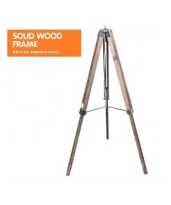 Top 10 🎁 Sarantino Solid Wood Tripod Floor Lamp Adjustable Height Stand Black Linen Round Shade ✔️ -Deals Home Décor Store 828976150 5 720x928