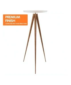 Promo 🥰 Sarantino Floor Lamp Tripod Stand In Round Drum Shade Wood Finish Legs Light Reading ⌛ -Deals Home Décor Store 828976420 4 720x928