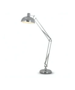 Outlet 😍 Sarantino Architect Spot Lamp With Adjustable Height Metal Half Globe Silver Reading Light 🎁