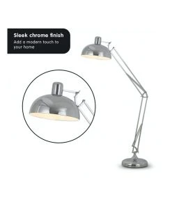 Outlet 😍 Sarantino Architect Spot Lamp With Adjustable Height Metal Half Globe Silver Reading Light 🎁 -Deals Home Décor Store 828976600 5 720x928