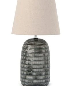 Buy 🧨 Salt&Pepper Clifton Table Lamp - 39cm - Charcoal ✔️