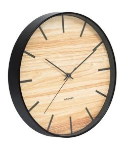 Promo ❤️ Salt&Pepper Tate Clock - 31cm - Black ⭐ -Deals Home Décor Store 829924570 2 720x928