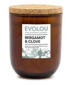 Wholesale ⭐ Salt&Pepper Evolou Candle Bergamot & Clove 375g 😍