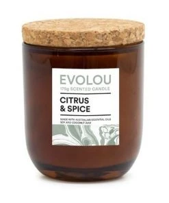 Hot Sale ⭐ Salt&Pepper Evolou Candle Citrus & Spice 175g ❤️