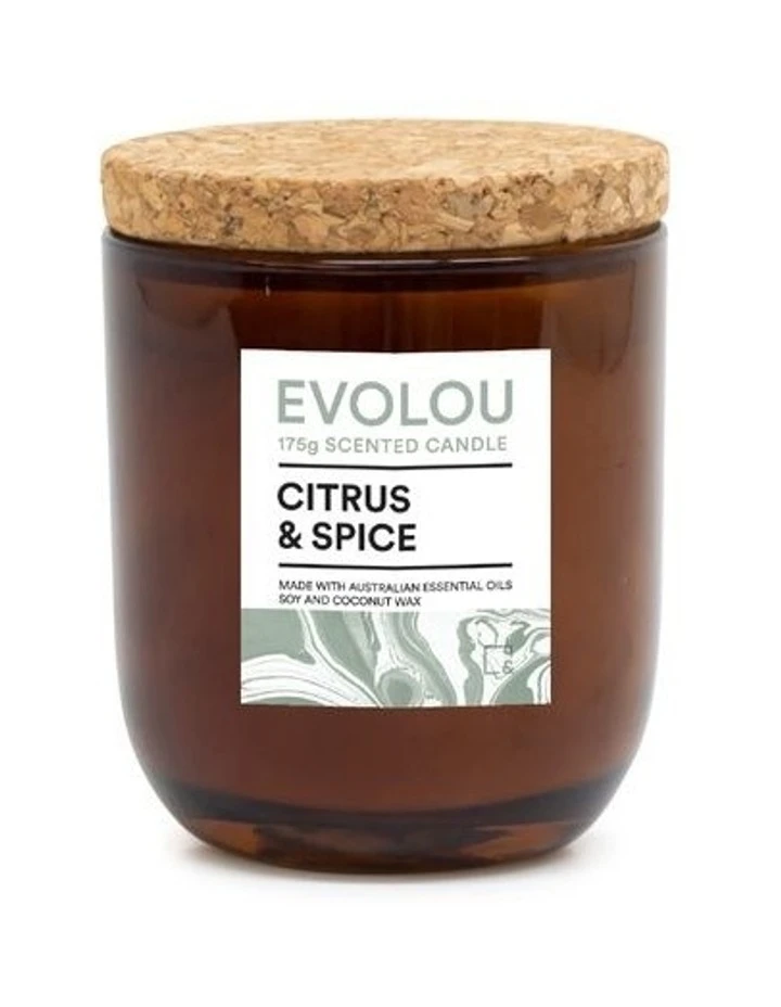 Hot Sale ⭐ Salt&Pepper Evolou Candle Citrus & Spice 175g ❤️ 1 Hot Sale ⭐ Salt&Pepper Evolou Candle Citrus & Spice 175g ❤️