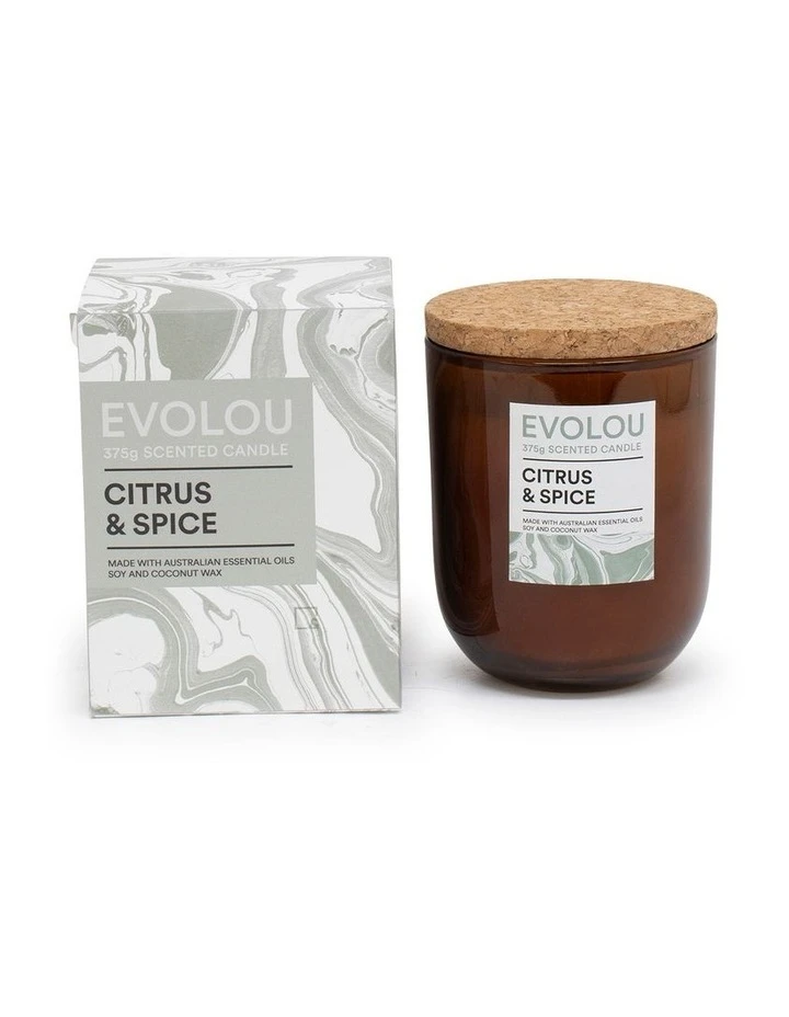 Wholesale ✨ Salt&Pepper Evolou Candle Citrus & Spice 375g ⭐ 2 Wholesale ✨ Salt&Pepper Evolou Candle Citrus & Spice 375g ⭐ - Image 2