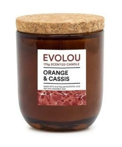 Flash Sale 😀 Salt&Pepper Evolou Candle Orange & Cassis 175g 👏