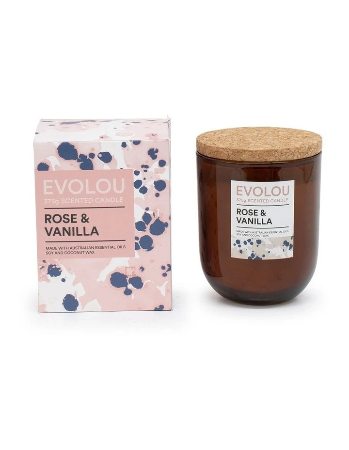 Outlet ❤️ Salt&Pepper Evolou Candle Rose & Vanilla 375g 🥰 2 Outlet ❤️ Salt&Pepper Evolou Candle Rose & Vanilla 375g 🥰 - Image 2