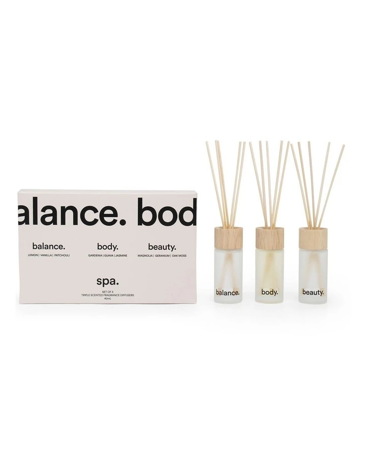 Outlet ❤️ Salt&Pepper Spa Diffuser Set 40ml Set Of 3 ✔️ 2 Outlet ❤️ Salt&Pepper Spa Diffuser Set 40ml Set Of 3 ✔️ - Image 2