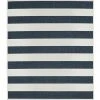 Hot Sale ❤️ Rug Culture Seaside 4444 Navy White Rug ⭐