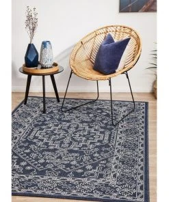 New ⭐ Rug Culture Seaside 5555 Navy Rug 🥰 -Deals Home Décor Store 830582020 3 720x928