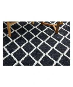 Budget ❤️ Rug Culture Huxley Black Rug 🛒 -Deals Home Décor Store 830583640 2 720x928