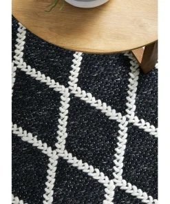 Budget ❤️ Rug Culture Huxley Black Rug 🛒 -Deals Home Décor Store 830583640 7 720x928