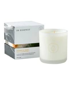 Hot Sale 😉 In Essence Hypnotic Haze Bamboo, Lily & White Musk Candle ✨
